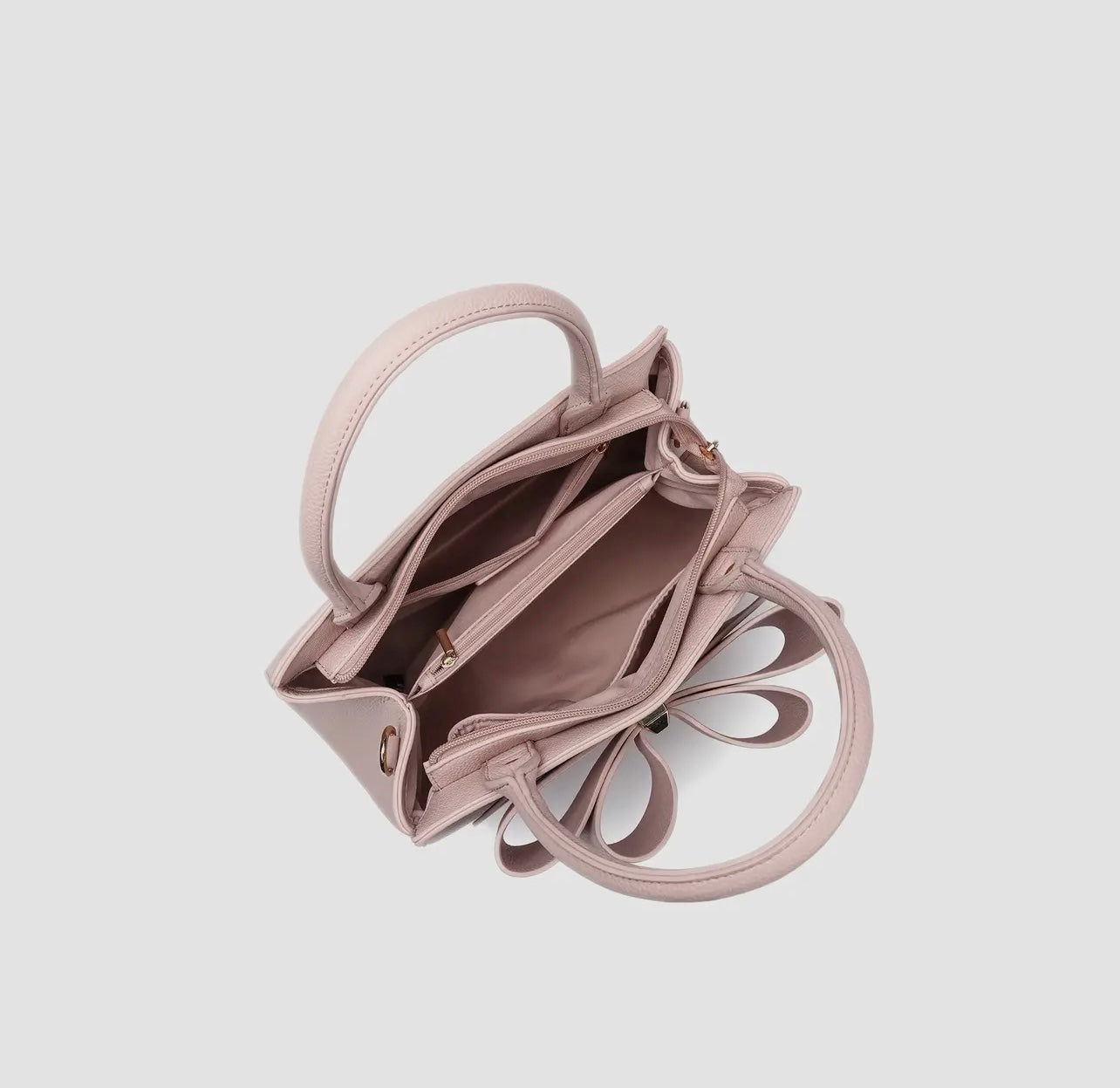 Rose Quartz Blush Bow Satchel