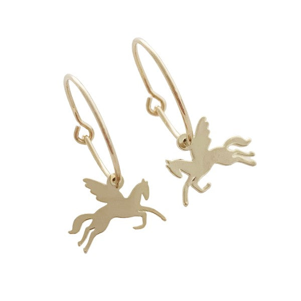 Magic Charm Pegasus Hoops