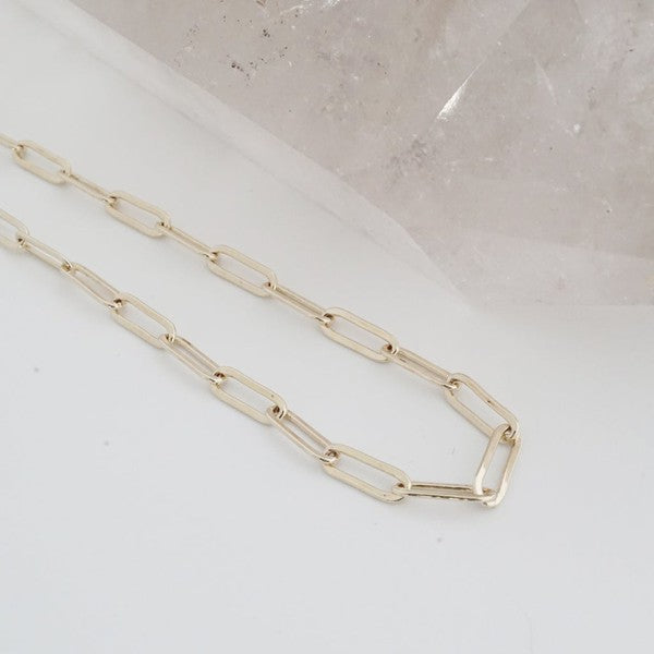 Piper Paperclip Chainlink Necklace