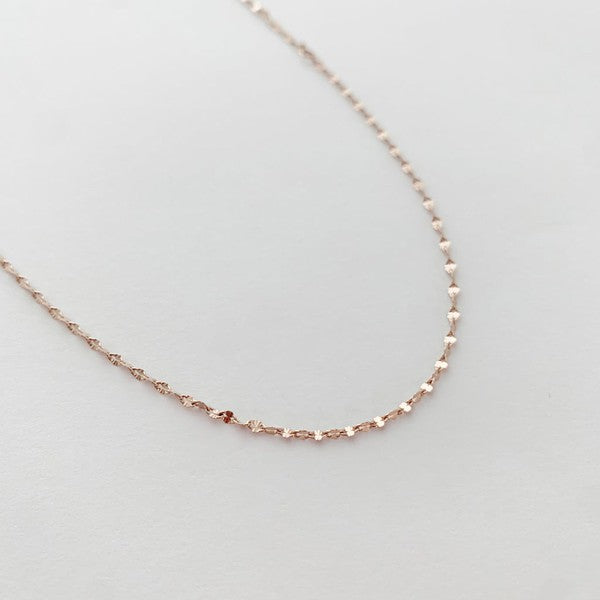 Esme Twisted Dainty Chain Necklace